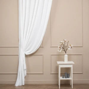 Тюль 1 п/м креп Crisp 280 см 370 г/м² цвет молочный