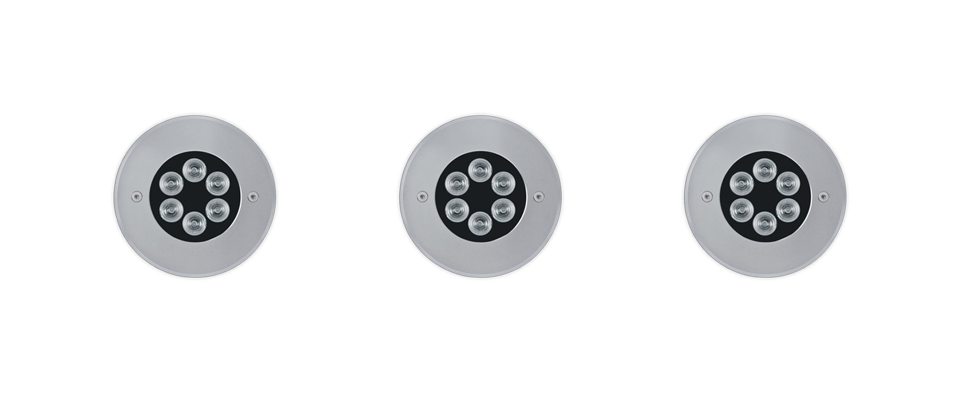 8480611 Встраиваемый в пешеходный пол Platek MINI FULL INOX  MINI FULL INOX - LED 3000K 9°  - Вид №1