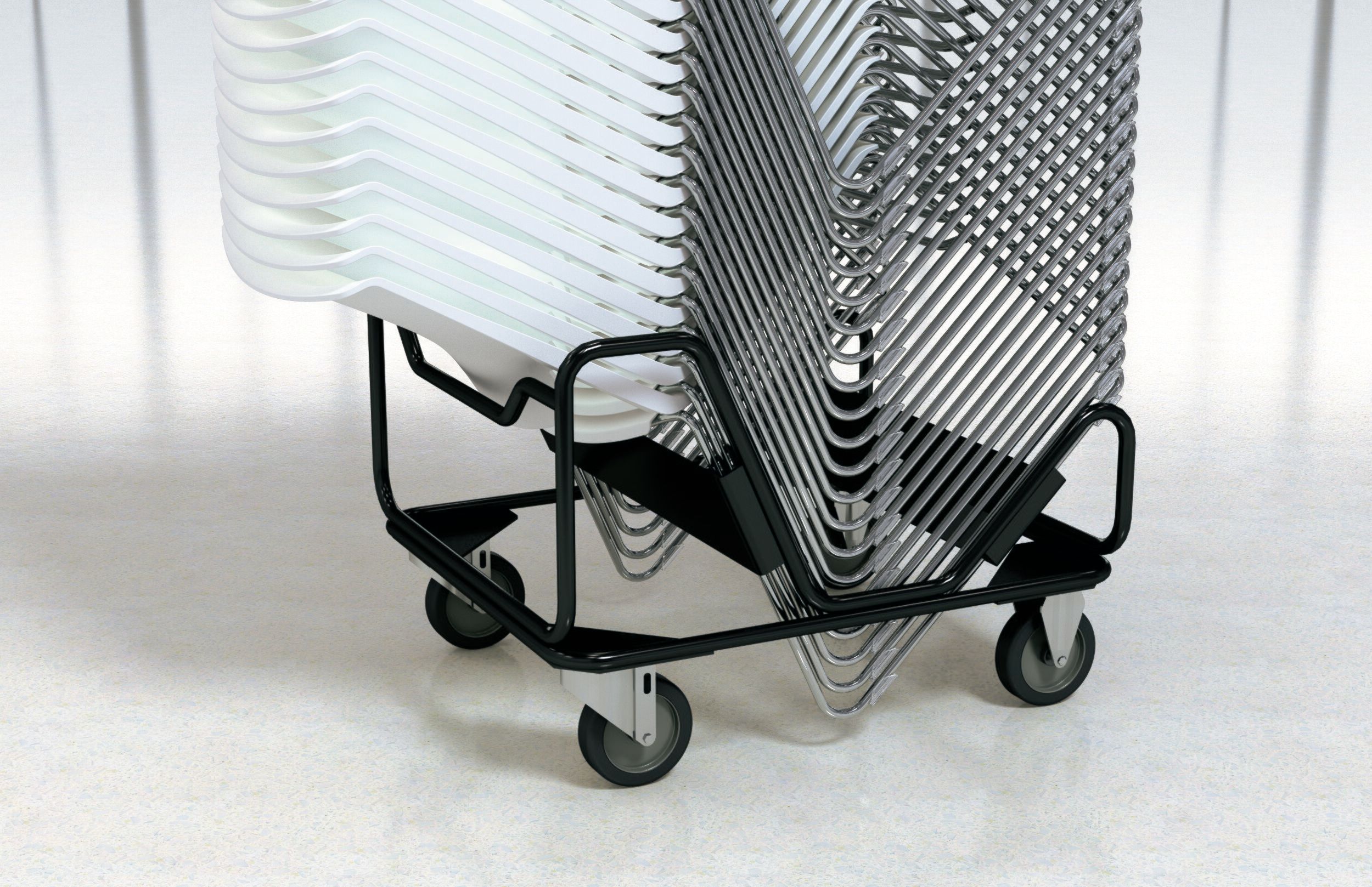 Пластиковый штабелируемый стул для конференций Haworth Very ARCH-00104015 - Вид №5