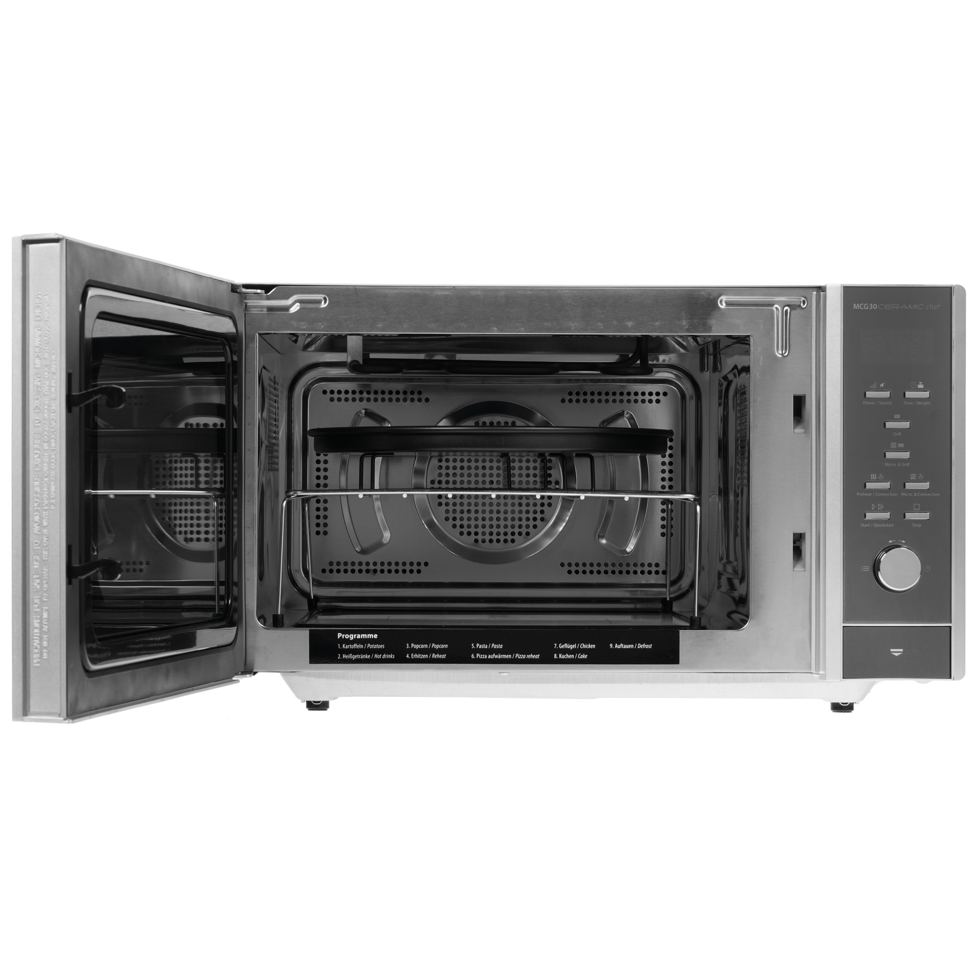 1117011 Микроволновая печь CASO MCG 30 Ceramic Chef серебристый STDN-0095925 - Вид №5
