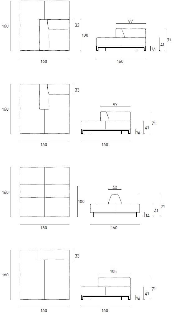Living Divani Диван из ткани sun-id-1406392 - Вид №7