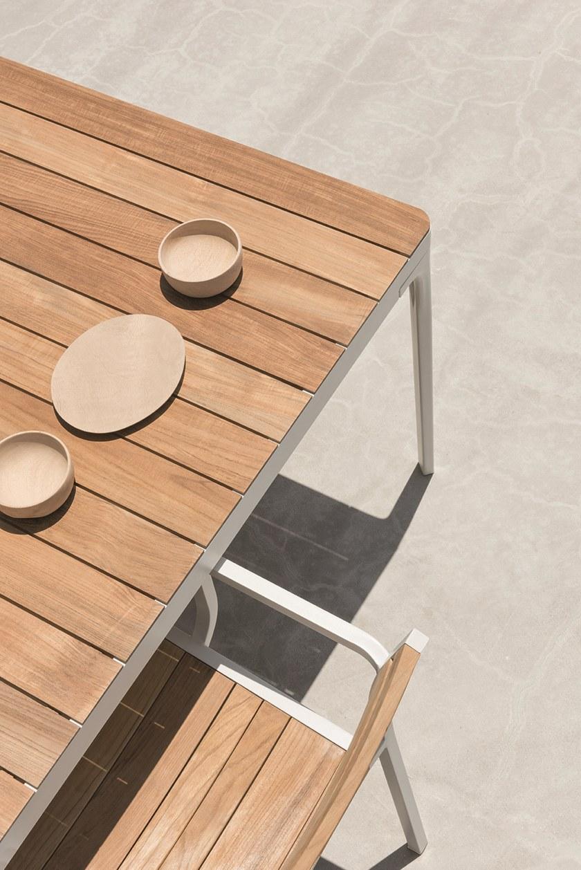 Ethimo Прямоугольный садовый стол из тика Play Pltrm1_tt - Вид №3