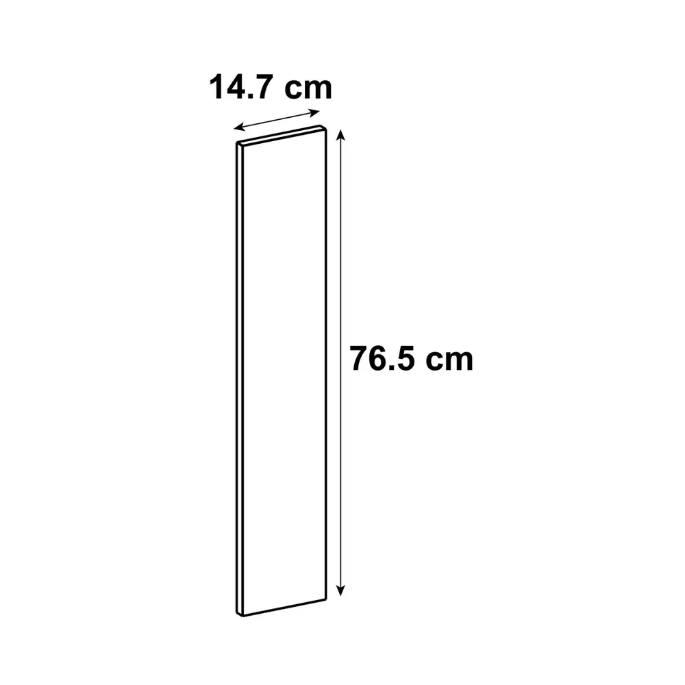 Фасад для кухонного шкафа Руза 14.7x76.5 см Delinia ID ЛДСП цвет коричневый 82010343 STLM-2037442 - Вид №10