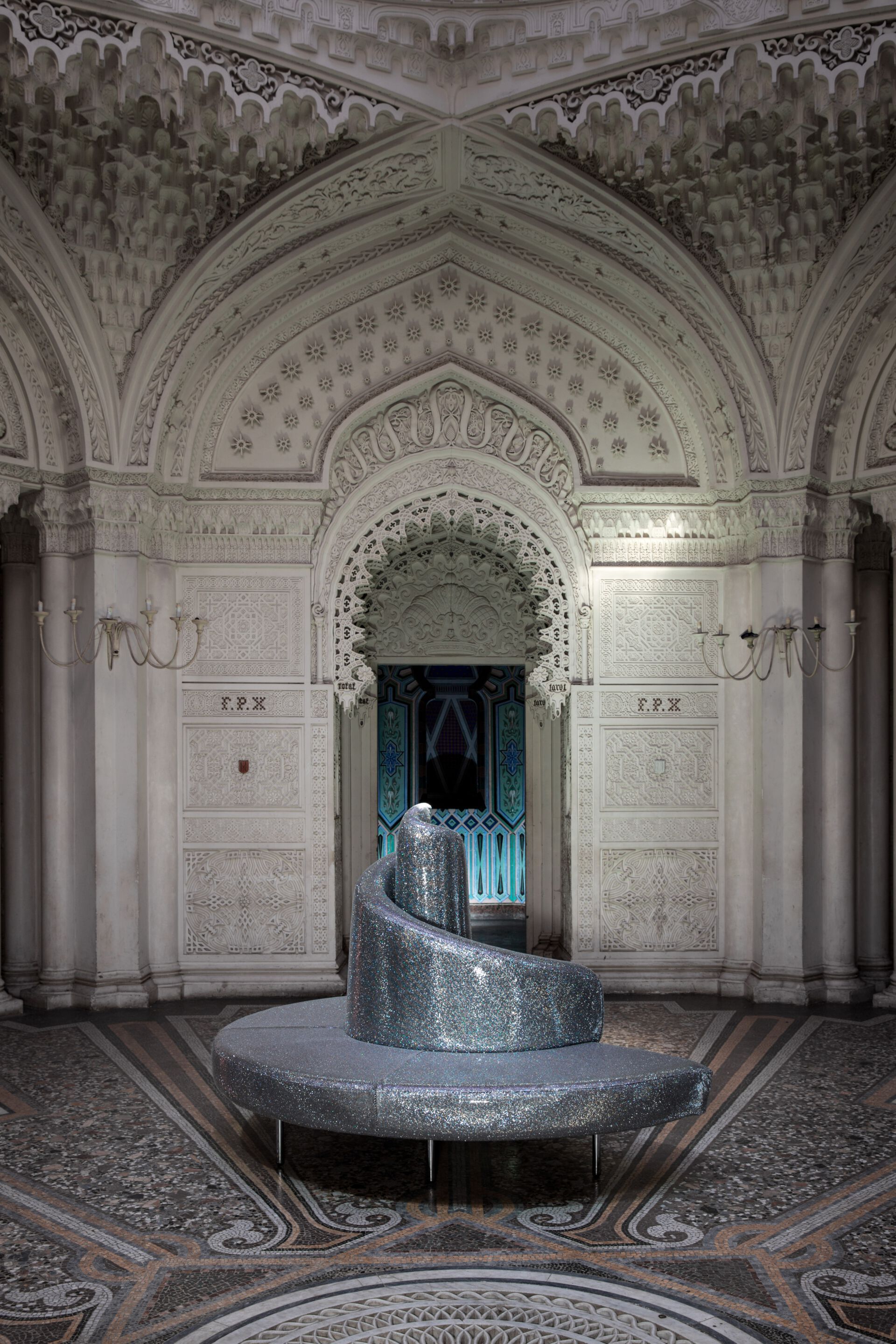 Диван с кристаллами Swarovski Edra для интерьера ARCH-00059154 - Вид №5