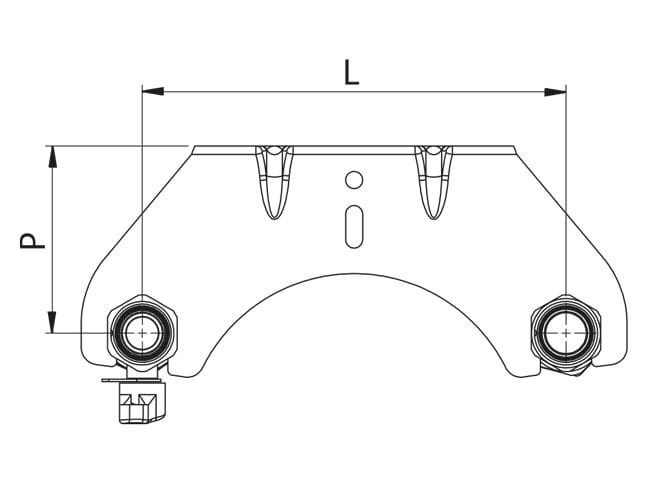 Комплект клапанов и пресс-фитинг G-Press® для газового счетчика bitubo TECO KM3 ARCH-00091560 - Вид №3