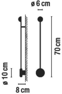 Vibia Регулируемый светодиодный настенный светильник Pin sun-id-1456731 - Вид №7