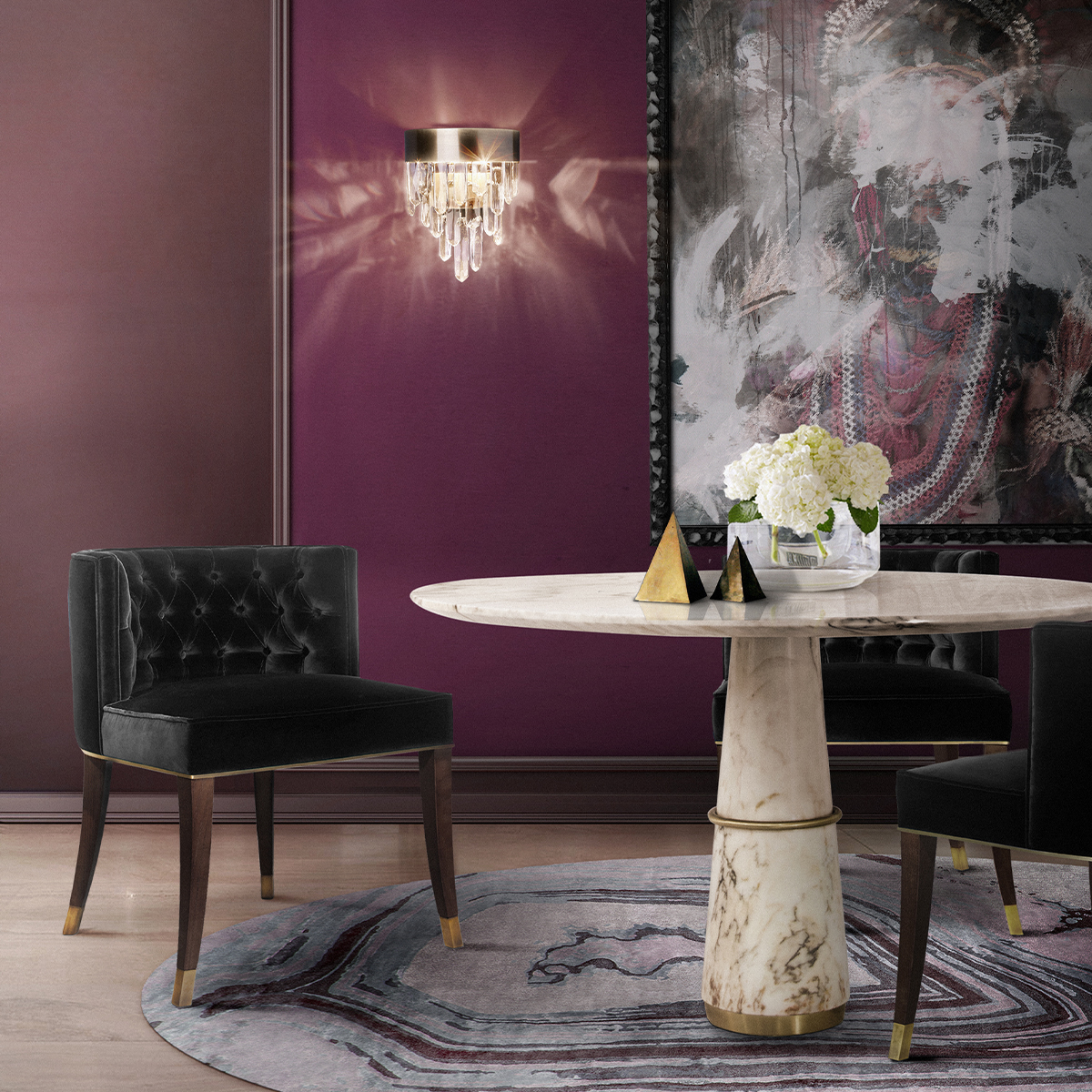 Настенные светильники Naicca Wall Lamp Covethouse BRABBU  - Вид №1