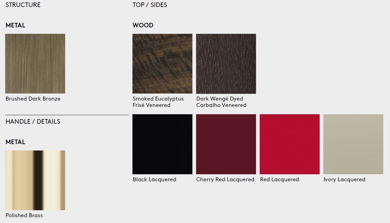 Прямоугольная тумбочка из эвкалипта с ящиками ETRO Home Interiors Klee ARCH-00148757 - Вид №4