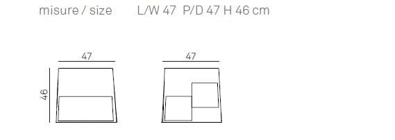 Квадратный пуф TOMASELLA COOKIE ARCH-00140951 - Вид №3