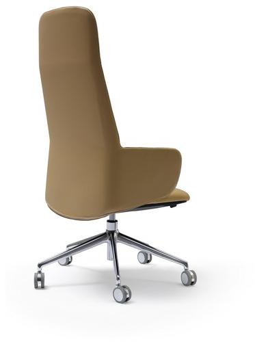 Quinti Sedute Кожаное кресло для руководителя с 5 спицами и высокой спинкой Deep sun-id-1455025 - Вид №2