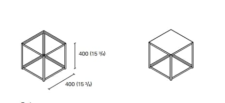 Стальной журнальный столик e15 FORTYFORTY ARCH-00133015 - Вид №13