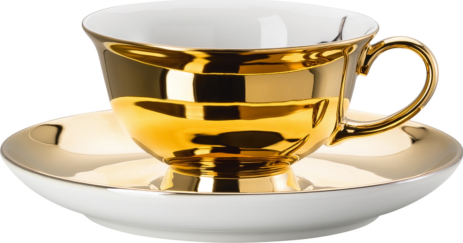 10640503 Rosenthal Чашка кофейная с блюдцем Rosenthal Чилла Мареа, фарфор Фарфор 