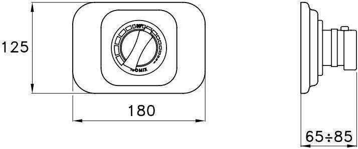 RUBINETTERIE STELLA Термостатический смеситель для душа sun-id-1405243 - Вид №1