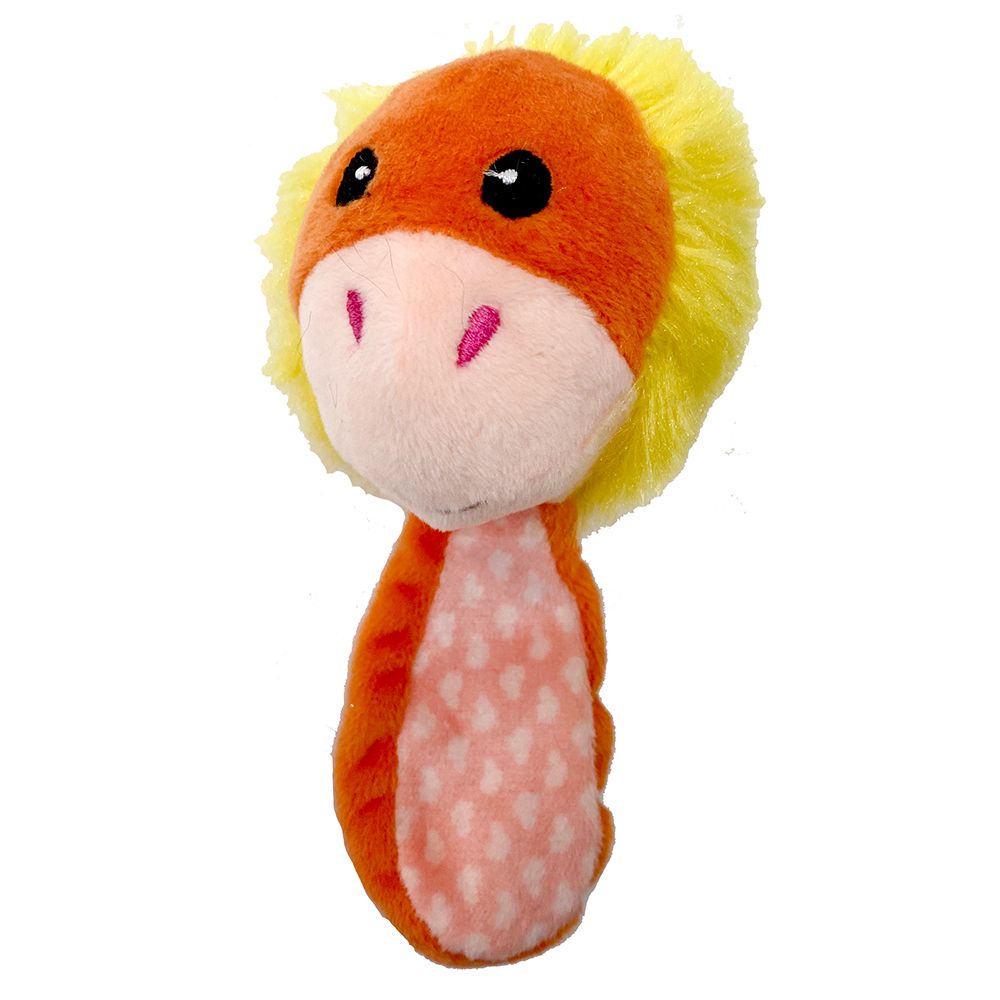 ПР0058576 Игрушка для собак Tropicool Звери с шуршащим хвостом и пищалкой плюш 12см CHOMPER  - Вид №1