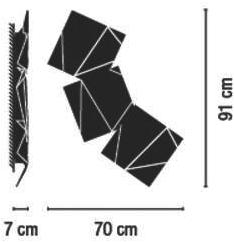 Vibia Аппликация на поликарбонато Origami sun-id-1353825 - Вид №5
