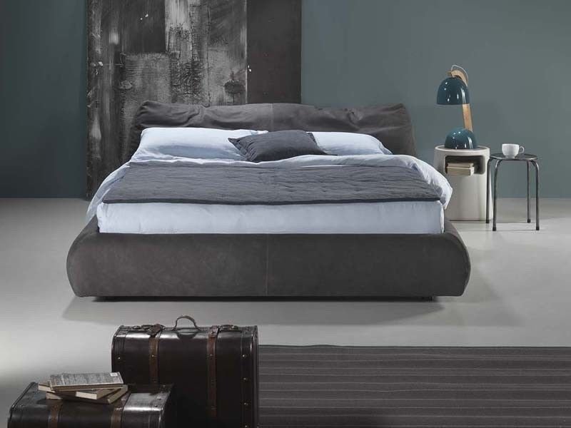 Кровать двуспальная 160х200 серая Sharpei DORELAN SHARPEI 052401 Коричневый  - Вид №6