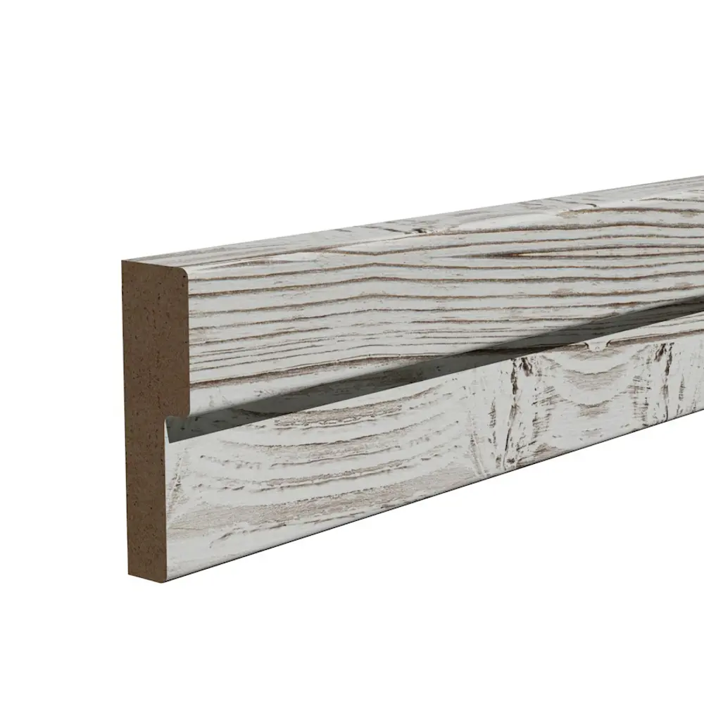 Дверная коробка Рустик 2070х70х29 мм ПВХ ламинация цвет северная сосна КРОНОПРОФИЛЬ STLM-2027327