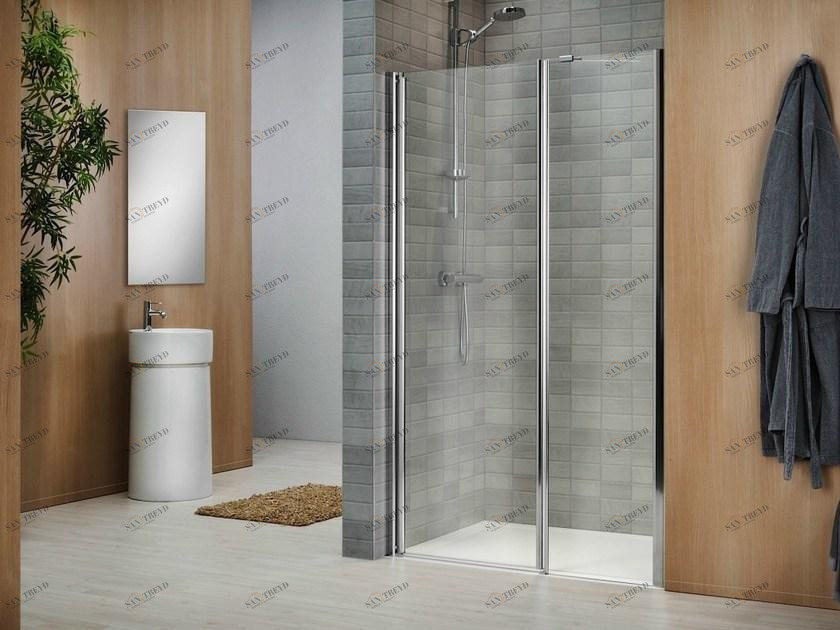 Duka Хрустальная душевая кабина с поддоном Vertica - con soli profili verticali V6fstl