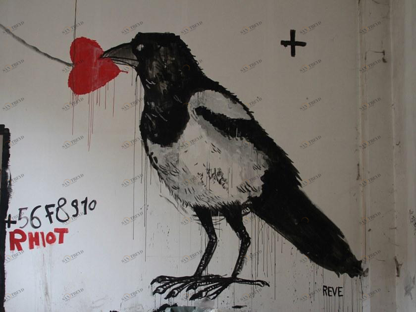 MOMENTI Авторский художественный принт Crazy home paintings Re-003