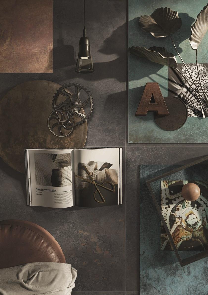 Ceramiche Caesar Стены / напольная плитка из керамогранита под металл sun-id-1449017 - Вид №17