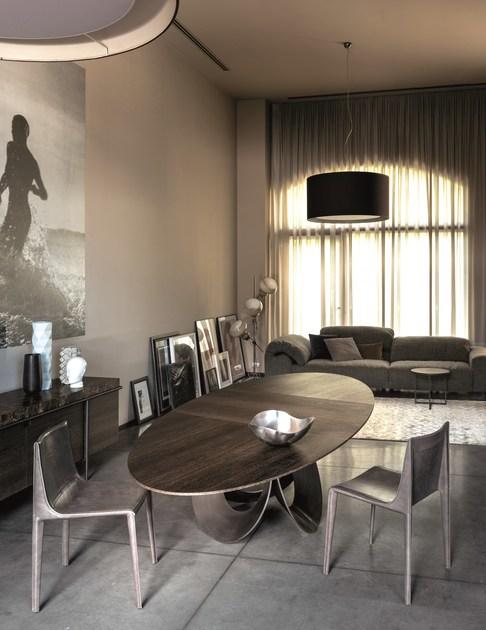 Arketipo Овальный стол для гостиной из древесного волокна sun-id-1457534 - Вид №1