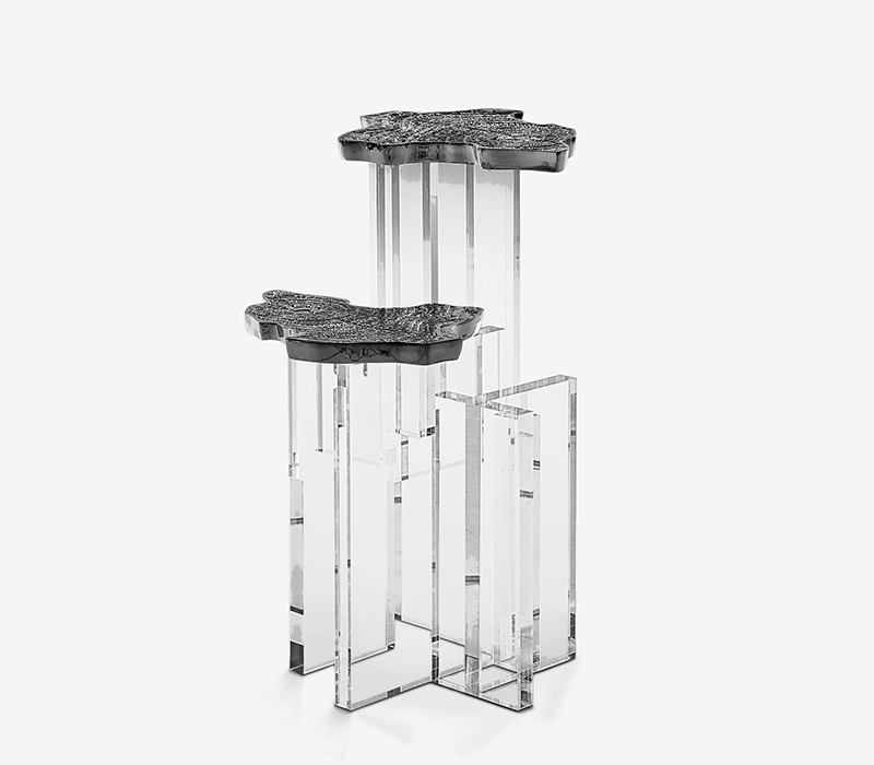 0-286 Серебряный приставной столик Моне Boca Do Lobo 