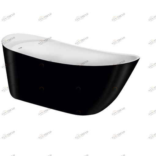 Ванна акриловая отдельностоящая Black Agate Lagard MINOTTI lgd-mnt-ba