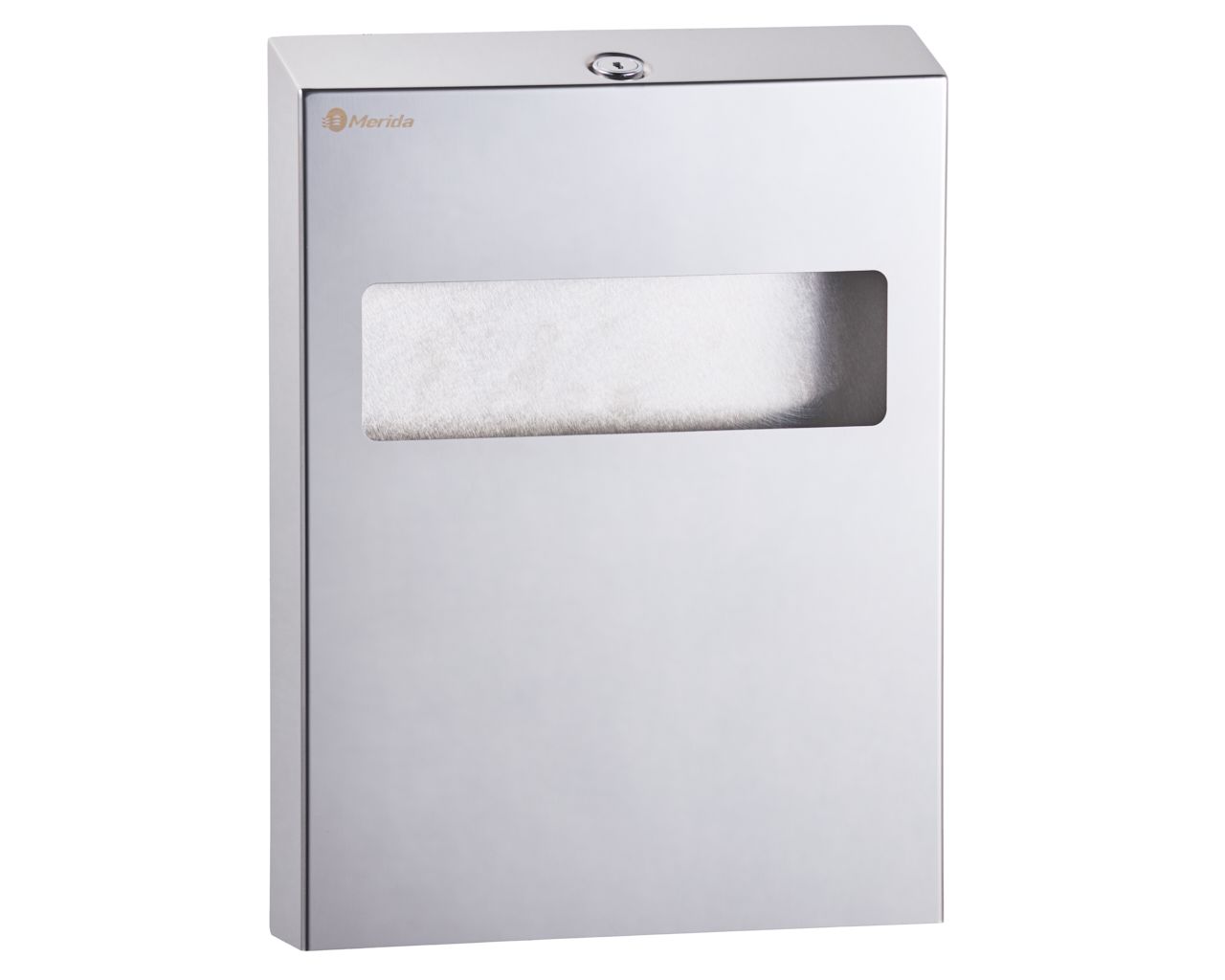 GSP001 Контейнер для насадок на унитаз STELLA, сменный - 100 шт. ПОЛИРОВАННАЯ СТАЛЬ Merida 