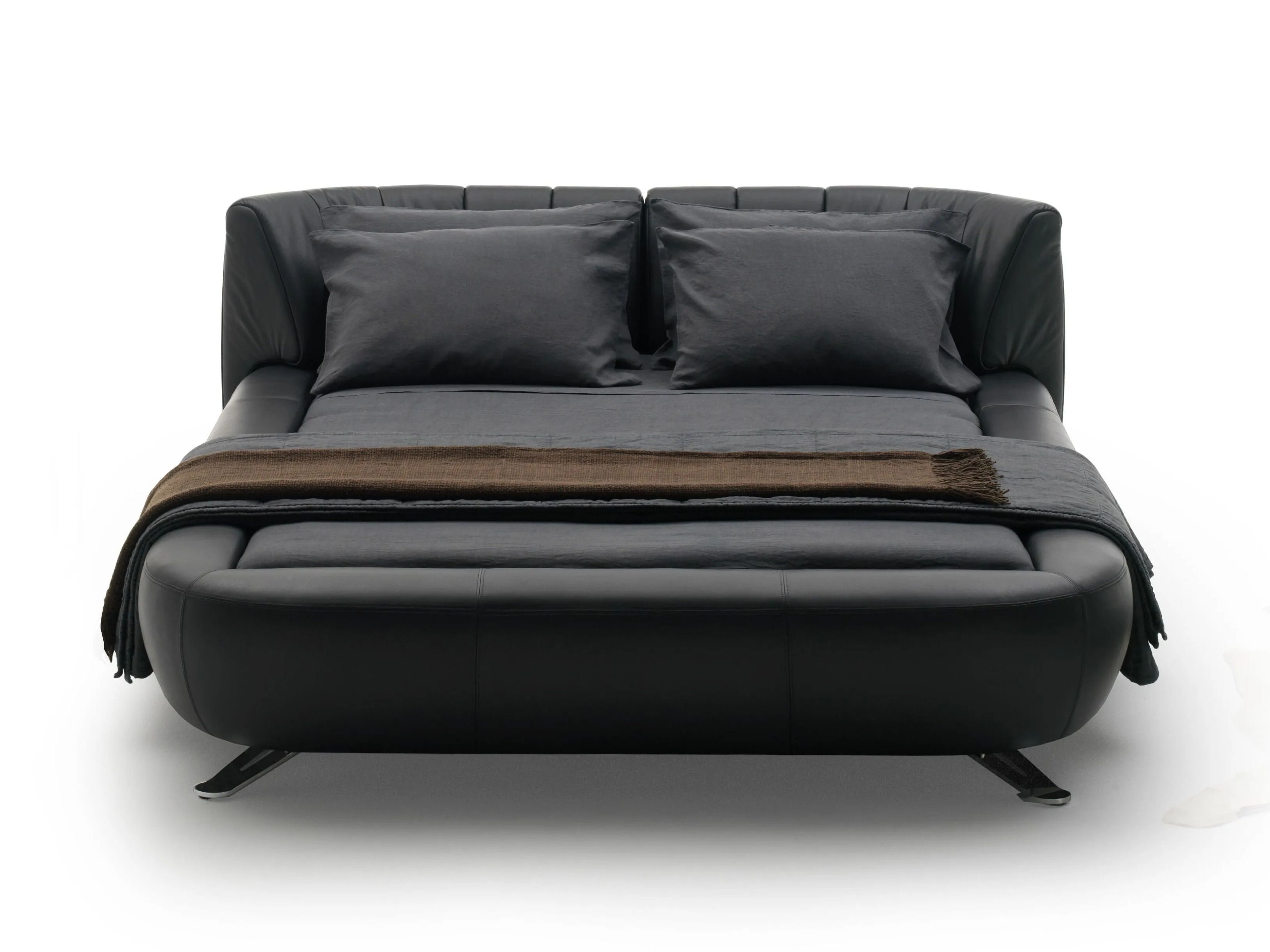 Кожаная мягкая двуспальная кровать de Sede DS-1164 ARCH-00055583