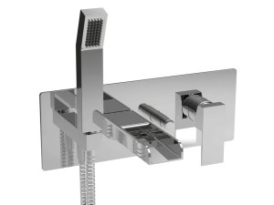 Однорычажный настенный смеситель для ванны с переключателем