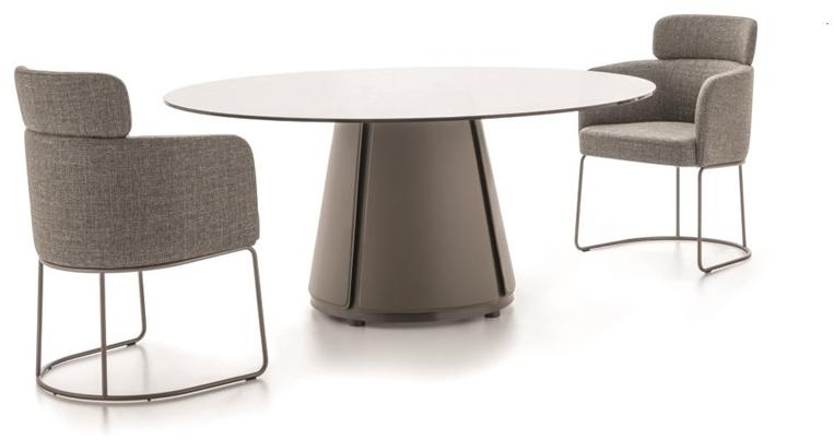 Ditre Italia Круглый хрустальный стол Claire sun-id-1490113 - Вид №3