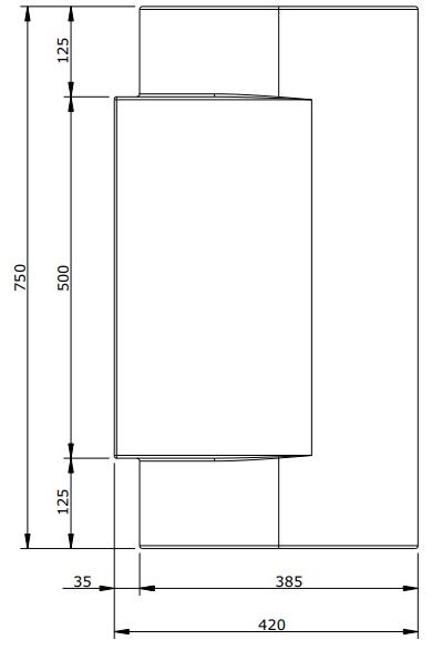 108540004 Настенный писсуар, уринал с мушкой Sanindusa  - Вид №1