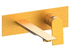 Настенный смеситель для раковины с пластиной