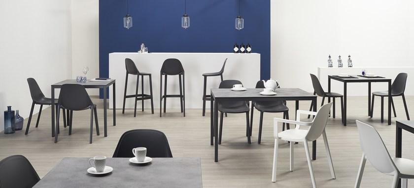 SCAB DESIGN Прямоугольный стол из стали с порошковым покрытием sun-id-1435951 - Вид №3