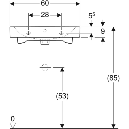 124063000 Раковина Geberit iCon Geberit  - Вид №28