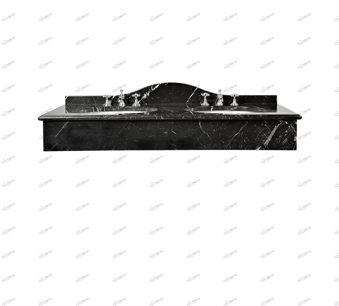 Gentry Home Сезанн  Мрамор черная маркина GH101114 