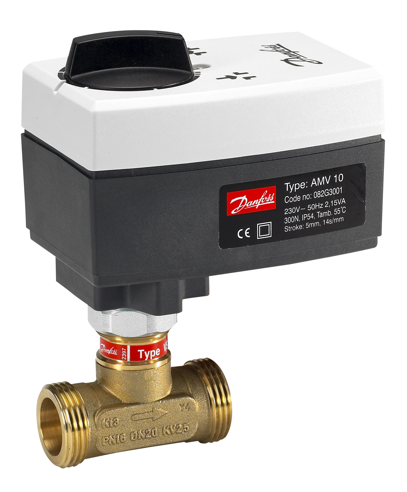 Danfoss Клапан регулирующий проходной VS 2 Клапан регулирующий VS 2 Ду 15/0,63 065F2113  - Вид №12