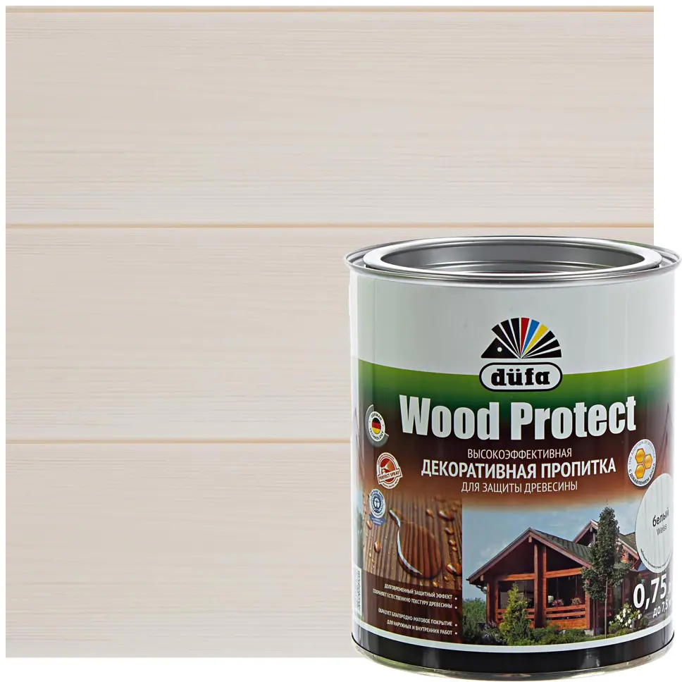 Dufa Wood Protect - антисептик для дерева с грязеотталкивающим эффектом 14724296