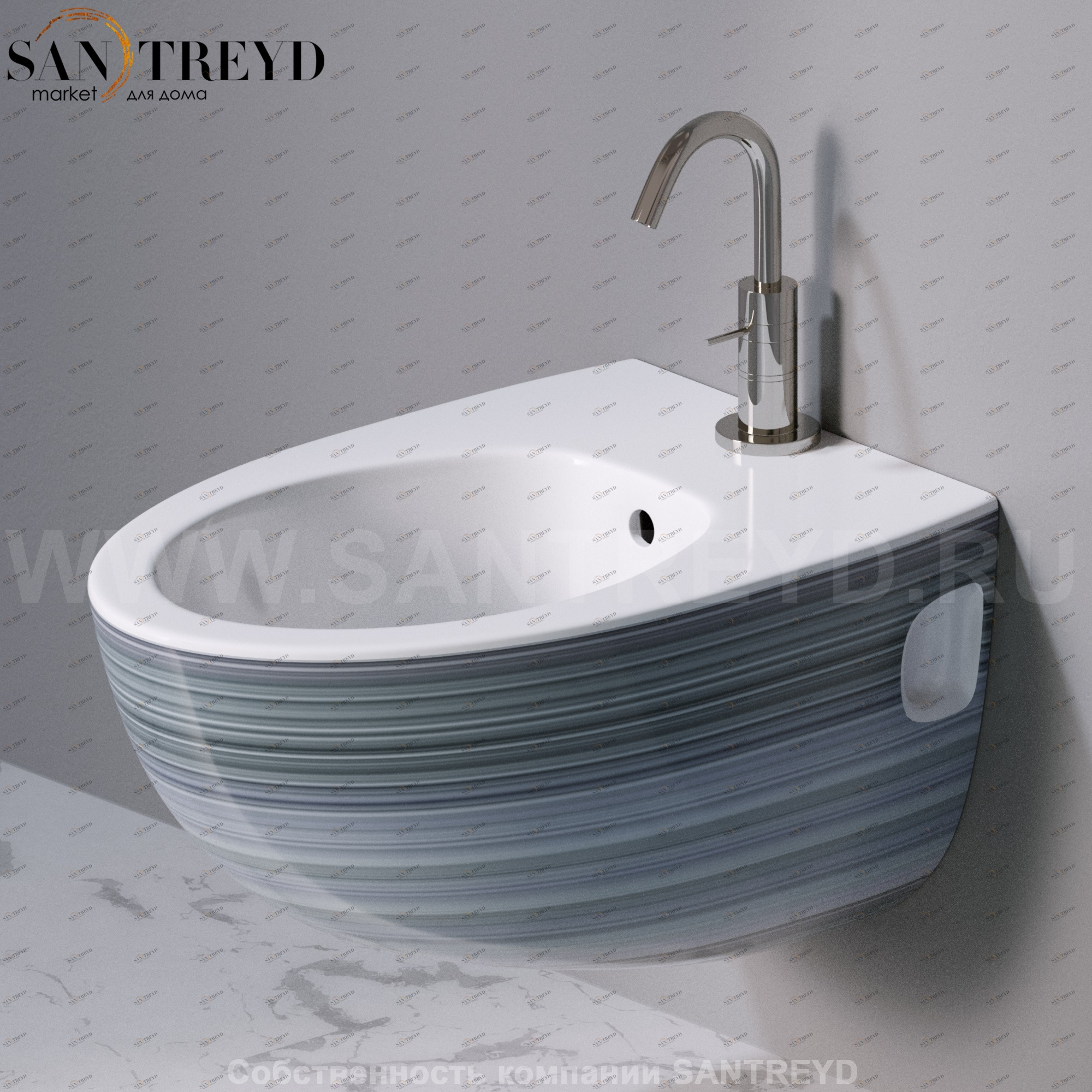 S512.431 Биде подвесное OVAL A. e T. Italia AeT ITALIA