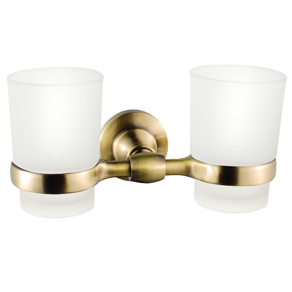 RB52003 Держатель с 2-мя стаканами , стеклянный Raiber 