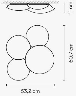 Vibia Потолочный светильник из дутого стекла Puck sun-id-1515870 - Вид №14