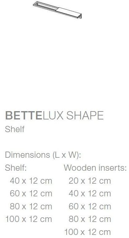 Bette Держатель для полотенец / полка для ванной Bettelux shape sun-id-1487254 - Вид №4