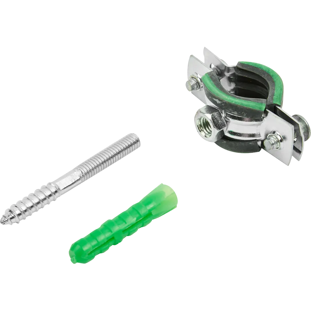 Хомут MAYER для труб 20-24 мм со шпилькой и дюбелем 84858776 STLM-0056335 - Вид №3