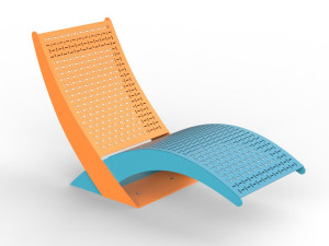 Наружное стальное сиденье