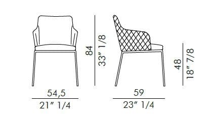 Кожаный мягкий стул с подлокотниками EFORMA Max ARCH-00042237 - Вид №7