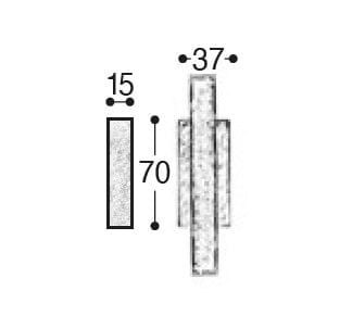 Бронзовая оконная ручка GIARA ART DESIGN-BRONZE Quadra ARCH-00114404
