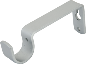 ORBIS Настенный держатель для карниза однорядный серебристый 86015915