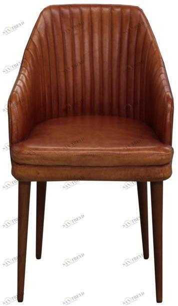 Devina Nais Мягкое кожаное кресло с подлокотниками sun-id-1515422