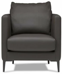 Duvivier Canapés Съемное кожаное кресло с подлокотниками  Yidixd11