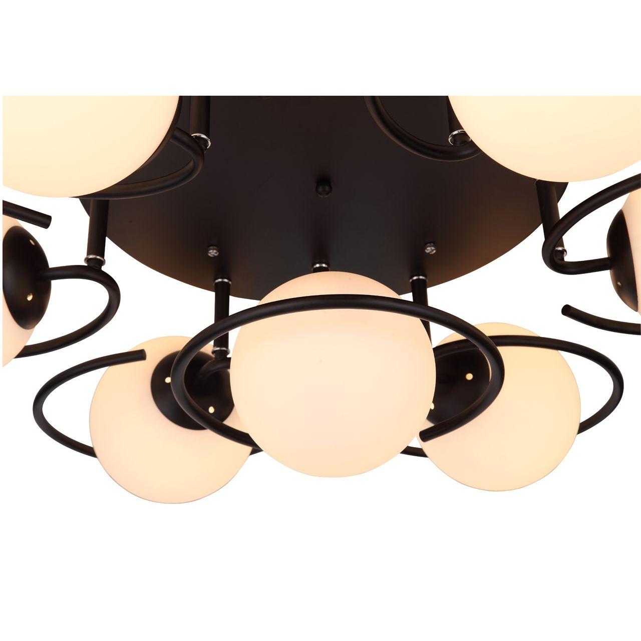 Потолочная люстра ST Luce Galio SL418.402.07 ST LUCE ДИЗАЙНЕРСКИЕ, GALIO 328351 Белый;черный  - Вид №1